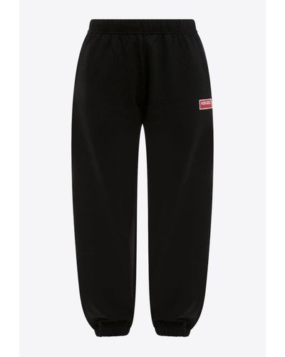 KENZO Logo Patch Track Trousers - Black