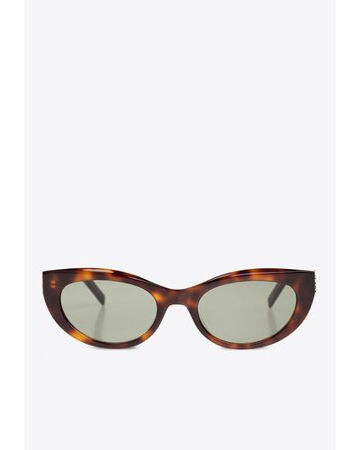 Saint Laurent Sl M115 Cat-Eye Sunglasses - Gray