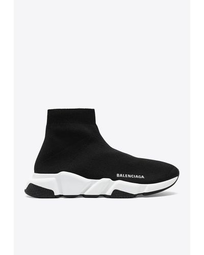 Balenciaga Speed Recycled Knit Sneakers - White