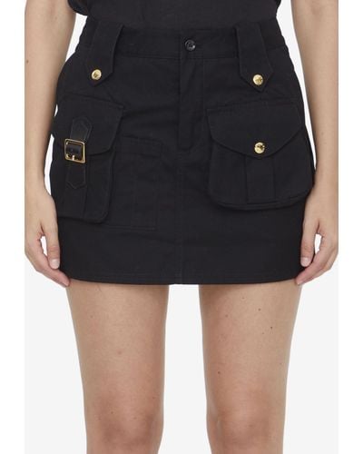 Dolce & Gabbana Cargo Mini Skirt - Black