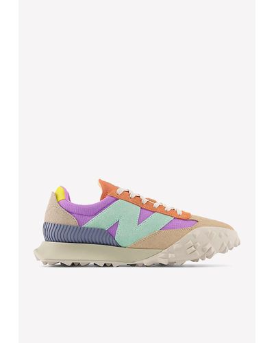 New Balance Xc-72 Low-top Trainers In Electric Purple With Incense And Bright Mint - Multicolour