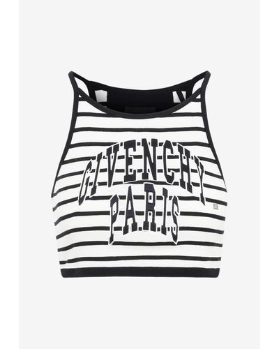 Givenchy Logo Cropped Tank Top - Multicolor