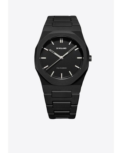 D1 Milano Polycarbon 40.5 Mm Watch - Black