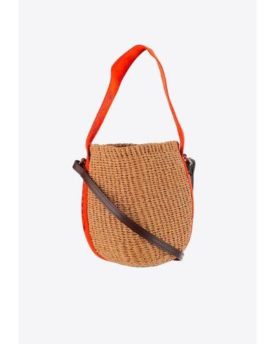Chloé Small Woody Basket Bag - Orange