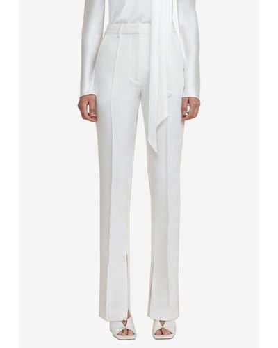 Acler Newland High-Waist Pants - White