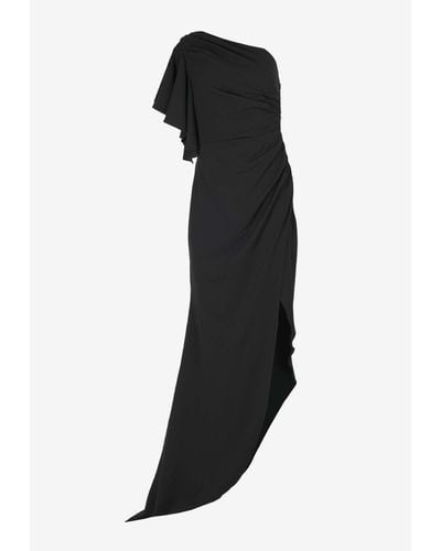 Elliatt Convivial One-Shoulder Gown - Black
