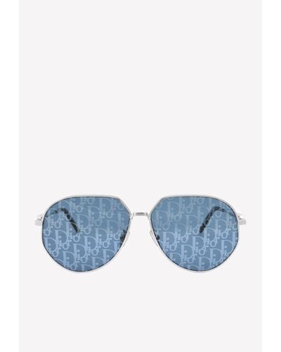 Dior Monogram Aviator Sunglasses - Blue