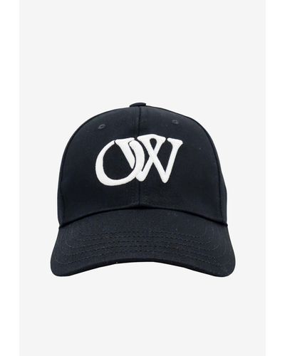 Off-White c/o Virgil Abloh Drill Embroidered Ow Baseball Cap - Blue