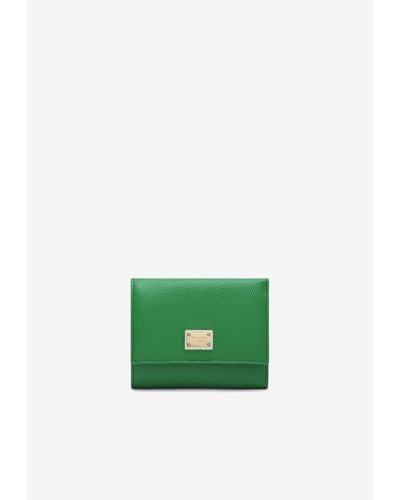 Dolce & Gabbana Logo Wallet - Green