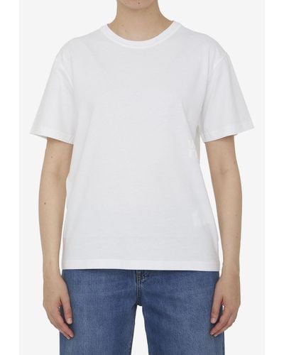 Alexander Wang Embossed Logo T-Shirt - White