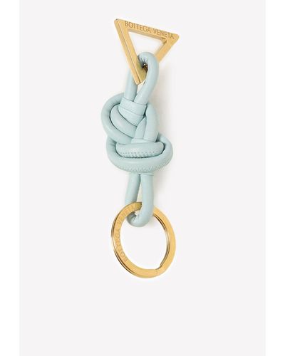 Bottega Veneta Knotted Key Ring - Blue