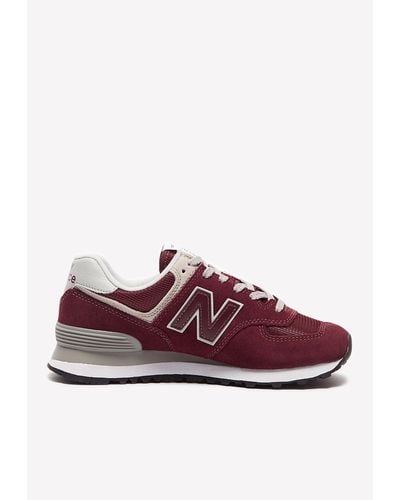New Balance 574V3 Low-Top Trainers - Red