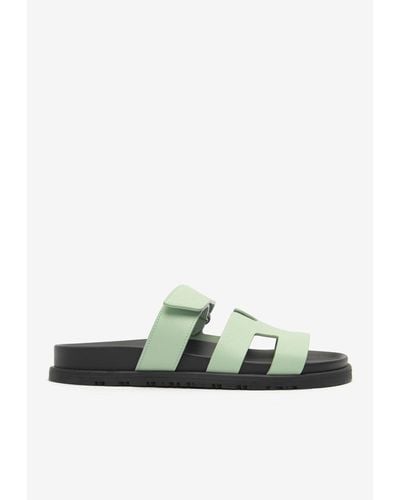 Hermès Chypre Sandals - Green