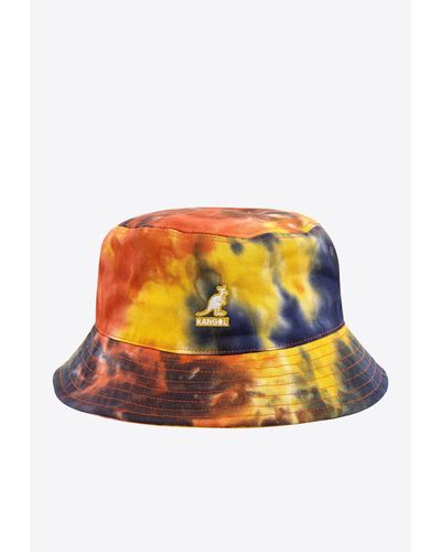 Kangol Tie-Dye Bucket Hat - Orange