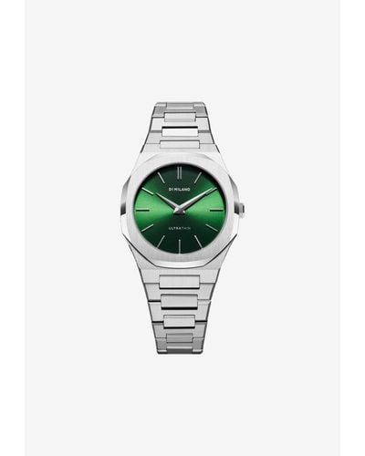 D1 Milano Ultra Thin Bracelet 34 Mm Watch - Green