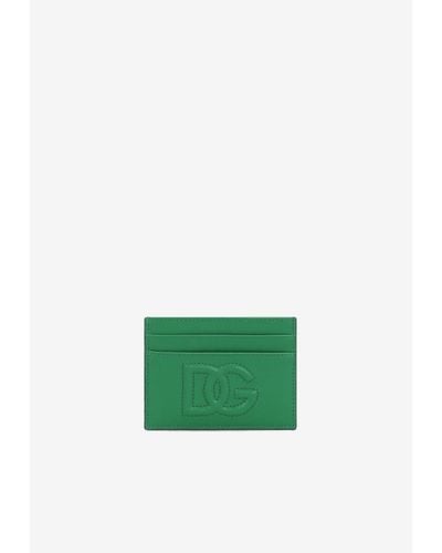 Dolce & Gabbana Dg Logo Cardholder - Green