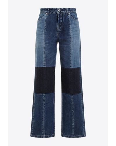 Jil Sander Straight-Leg Patchwork Jeans - Blue