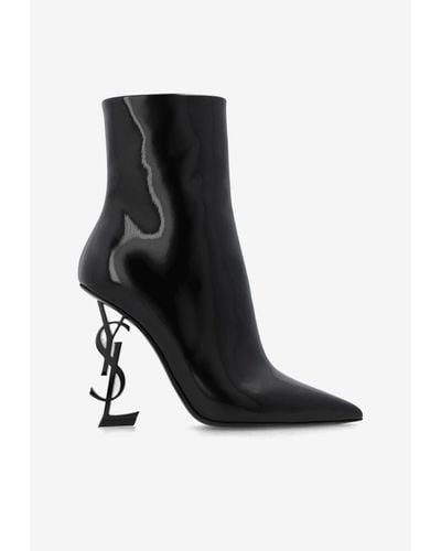 Saint Laurent Opyum 110 Ankle Boots - Black