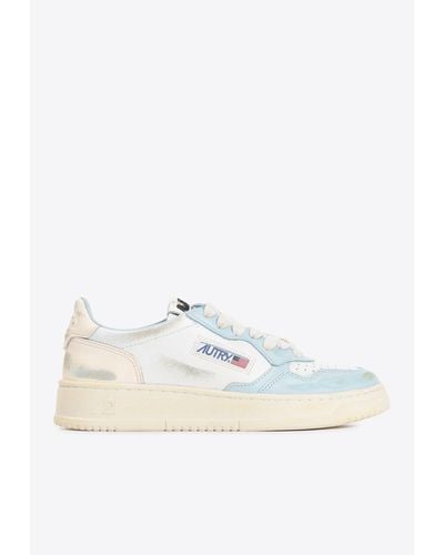 Autry Super Vintage Low-Top Sneakers - White