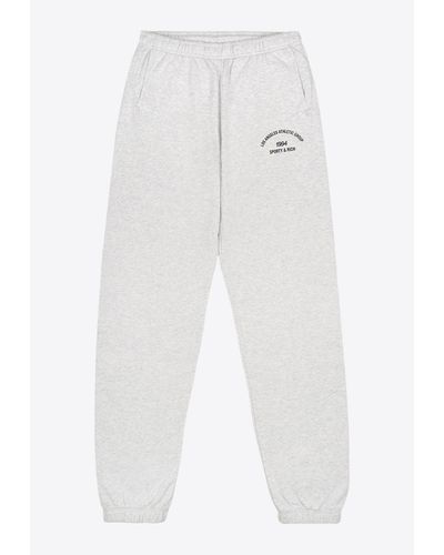 Sporty & Rich La Athletic Group Track Trousers - White