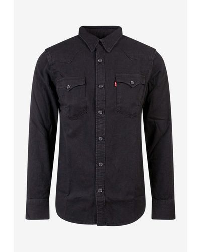 Levi's Barstow Western Long-Sleeved Shirt - Blue