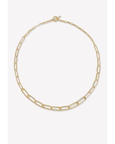 Adornmonde Palmer Chain Necklace - White