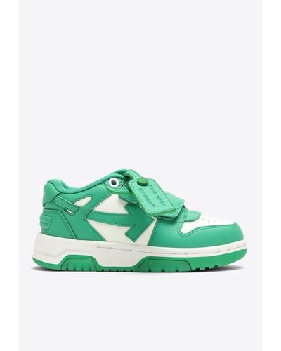 Off-White c/o Virgil Abloh Out Of Office Low-Top Sneakers - Green