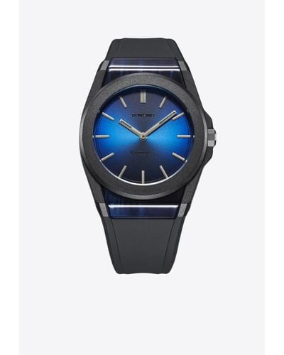 D1 Milano Carbonlite 40.5 Mm Watch - Blue