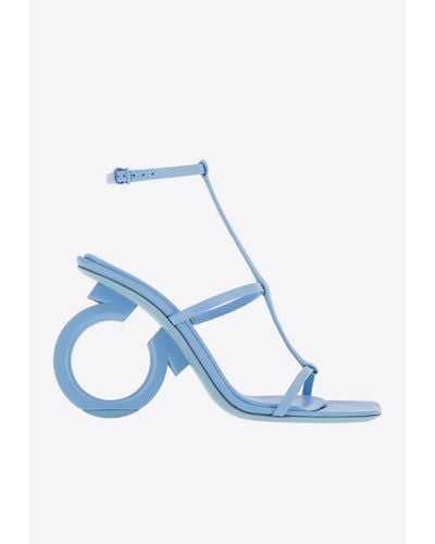 Ferragamo Elina 105 Sandals - Blue