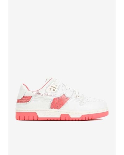 Acne Studios Panelled Low-Top Trainers - White