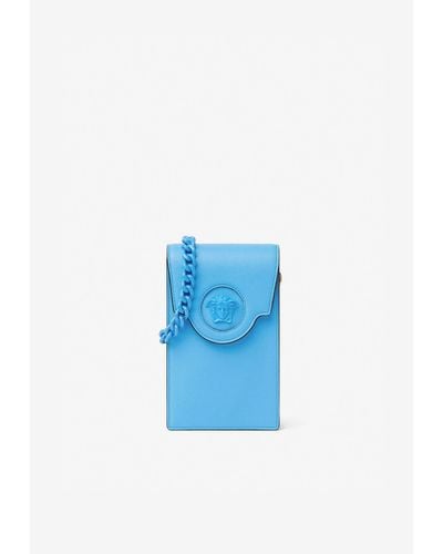 Versace La Medusa Phone Holder - Blue