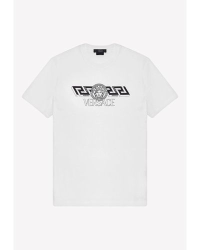 Versace Greca Medusa Classic T-Shirt - White