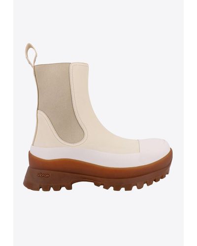Stella McCartney Trace Chelsea Ankle Boots - White