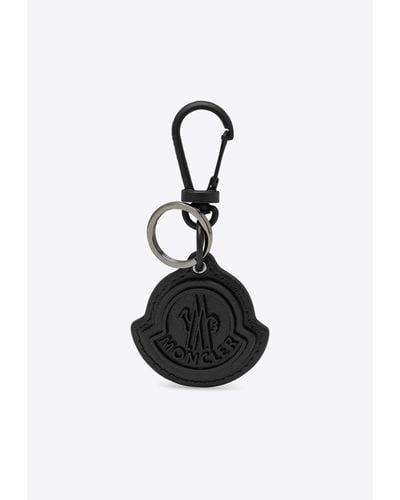 Moncler Logo Key Ring - Black