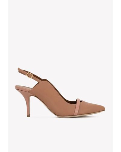 Malone Souliers Marion 70 Slingback Pumps - Brown