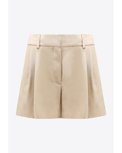 Stella McCartney Tailored Mini Shorts - Natural