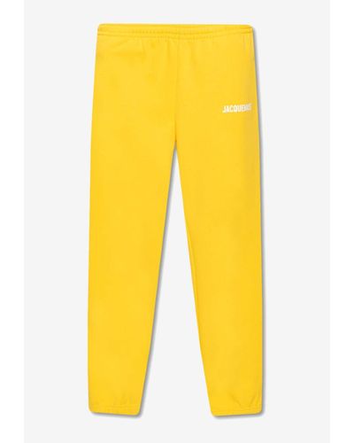Jacquemus Le Jogging Logo Track Pants - Yellow