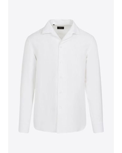 Brioni Long-Sleeved Shirt - White