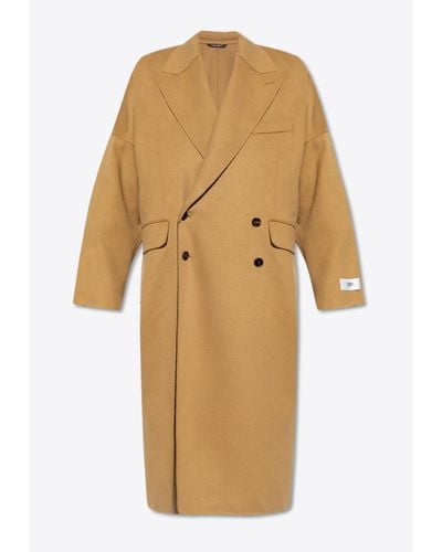 Dolce & Gabbana Re-Edition 1991 Double-Breasted Cashmere Coat - Natural