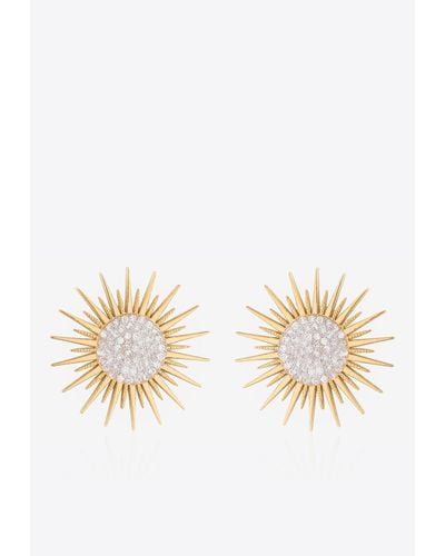 Falamank Soleil Collection Earrings - White