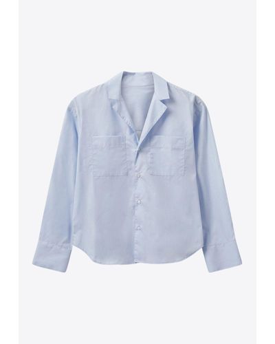 THE GARMENT The Madrid Buttoned Shirt - Blue