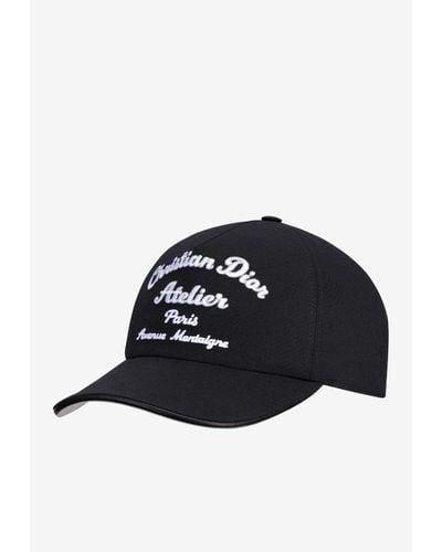Dior Christian Dior Atelier Embroidered Cap - Blue