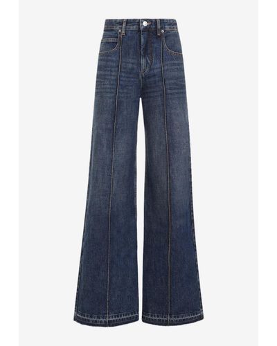 Isabel Marant Noldy Flared Jeans - Blue