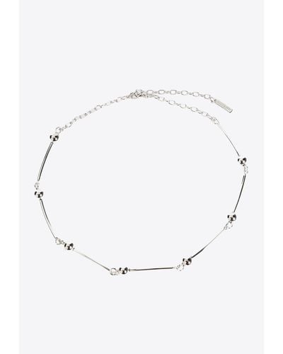 Hugo Kreit Particole Chain Necklace - White