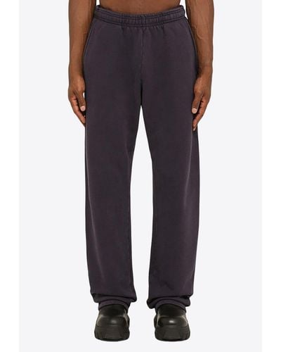 Entire studios Washed-Out Track Trousers - Blue