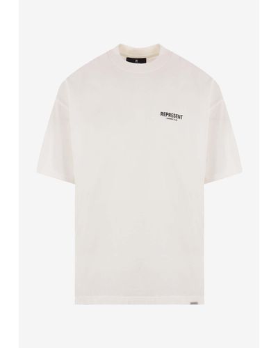 Represent Owner'S Club Print T-Shirt - White