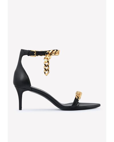 Tom Ford Chain 55 Leather Sandals - Black