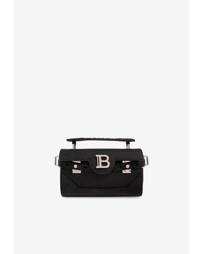 Balmain B-Buzz Logo Top Handle Bag - Black