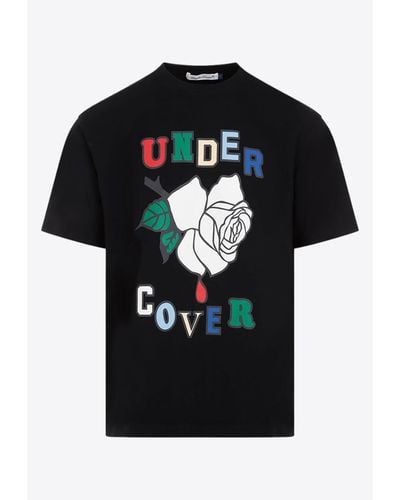 Undercover Graphic Print Short-Sleeved T-Shirt - Black