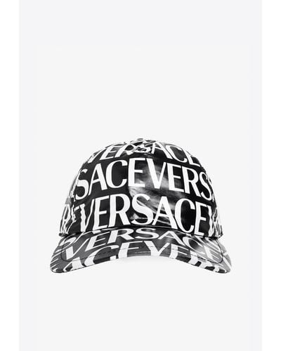 Versace Logo Print Baseball Cap - Multicolor